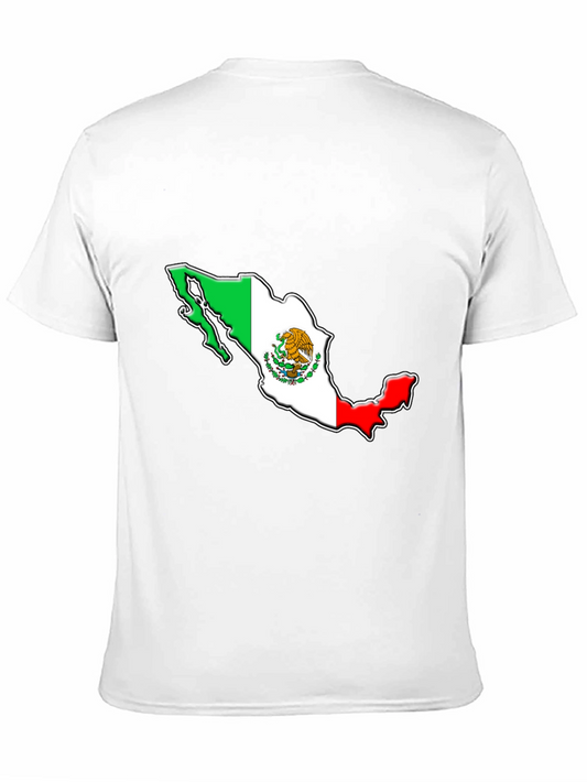 Playera Negra con Diseño de Mapa de México