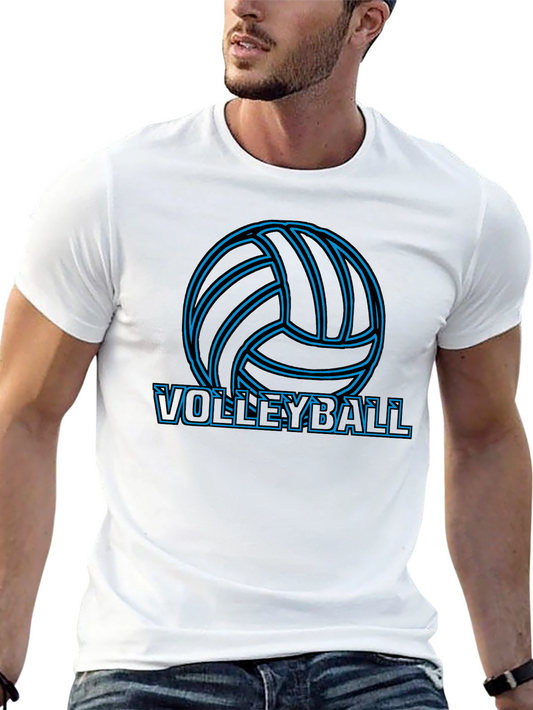 Camiseta Negra de Voleibol para Hombre
