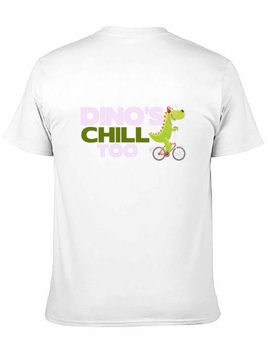 Camiseta Negra Dinos Chill Too