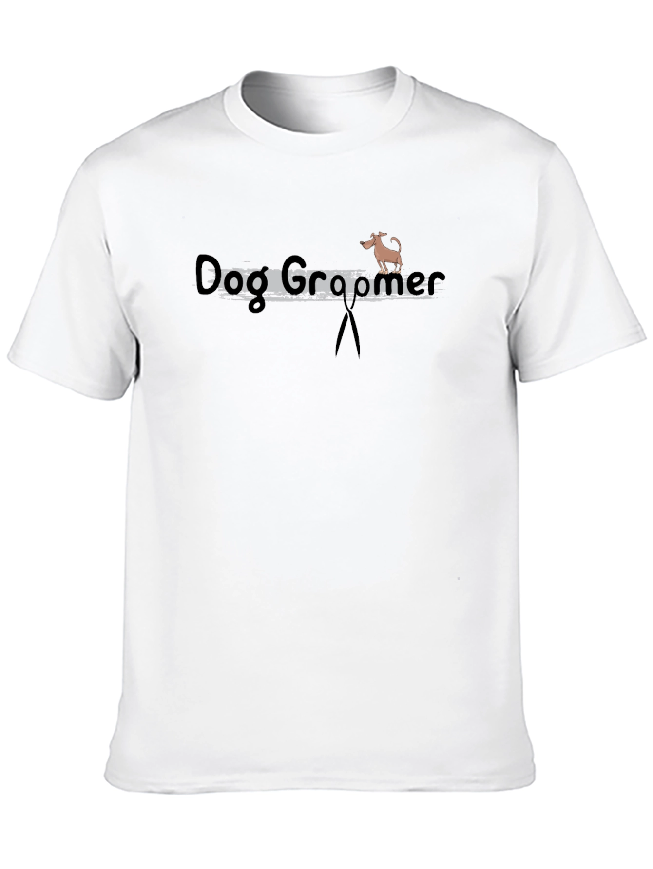 Camiseta Negra Dog Groomer para Amantes de los Perros