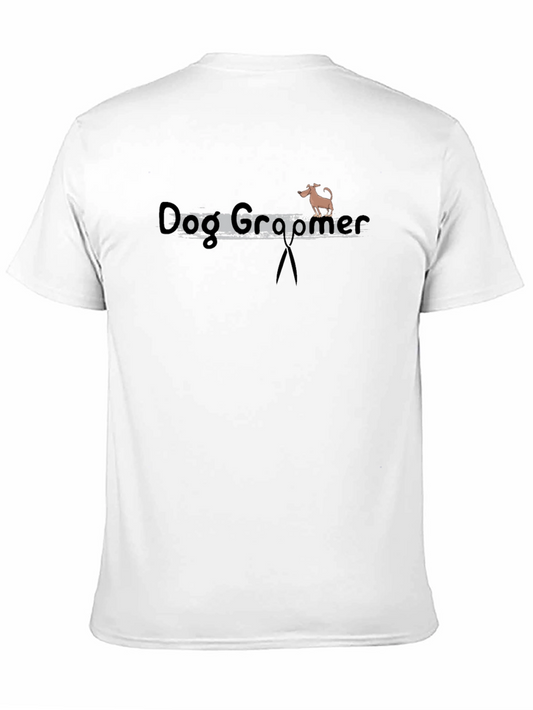 Camiseta Negra Dog Groomer para Amantes de los Perros
