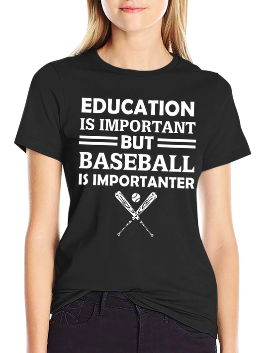 Camiseta Negra Béisbol Importanter
