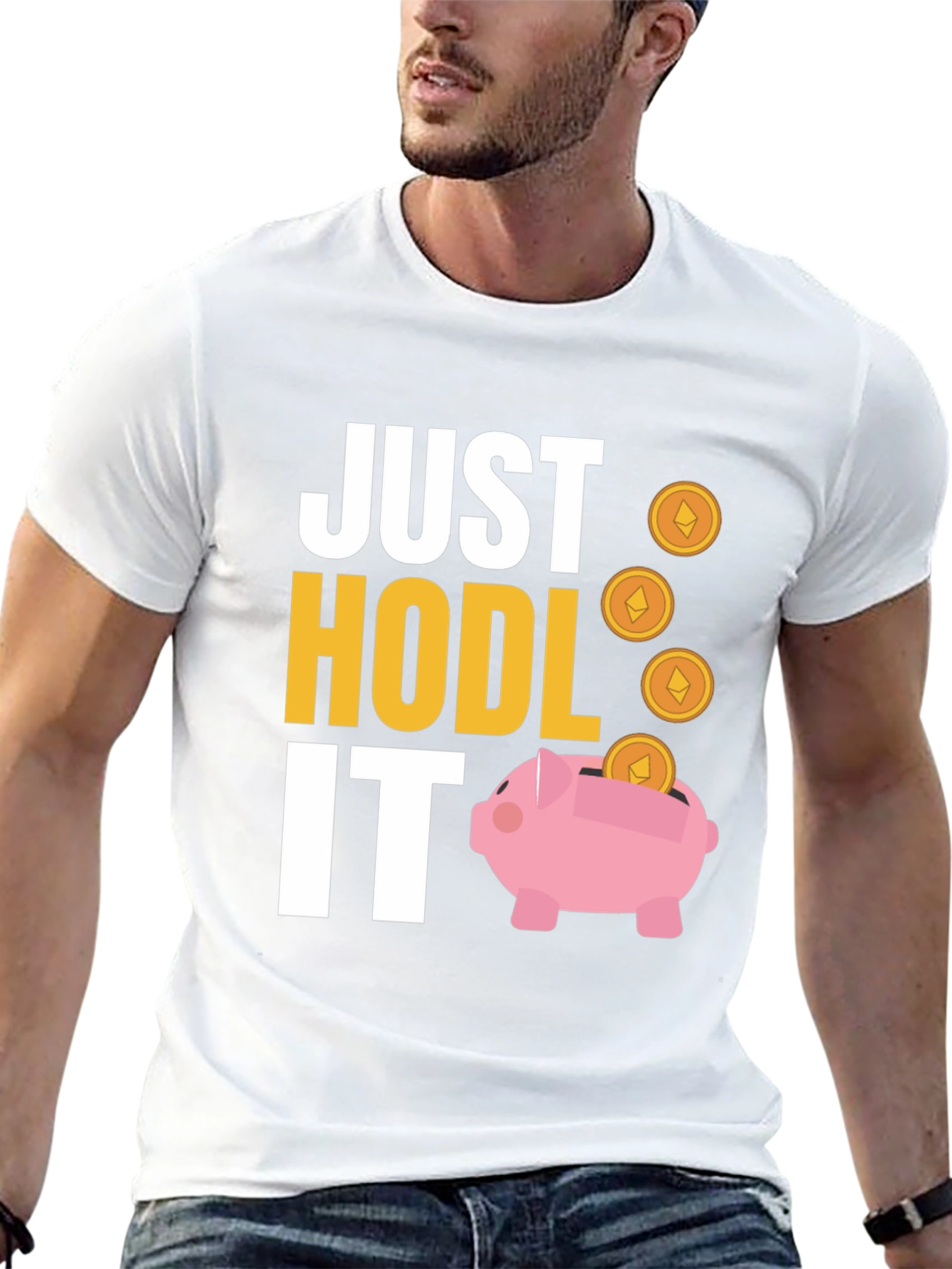 Camiseta Just Hodl It Cripto Inversión