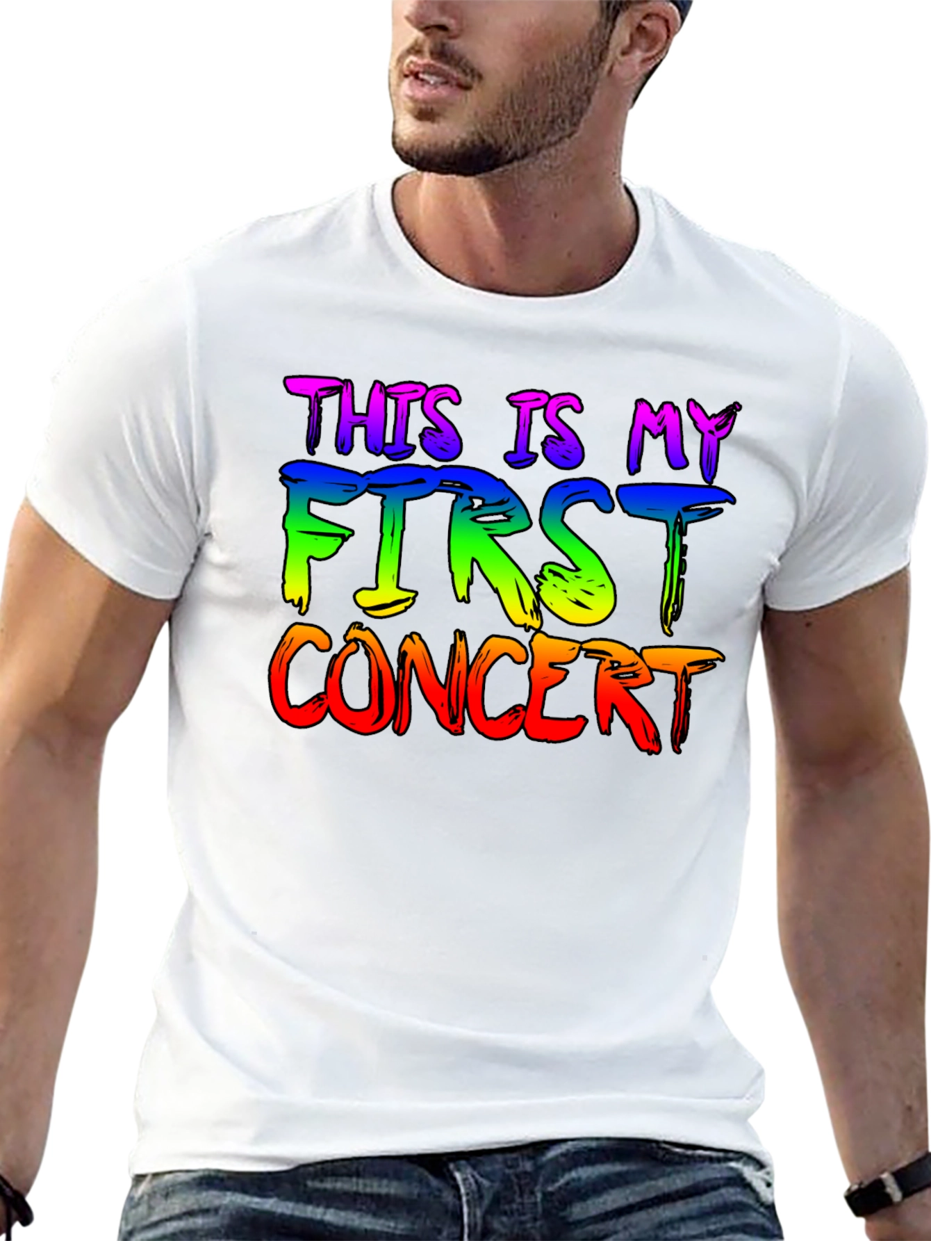 Camiseta Negra Mi Primer Concierto LGBT