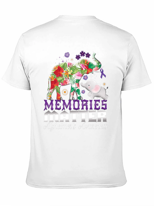 Camiseta Concientización Alzheimer Memories Matter