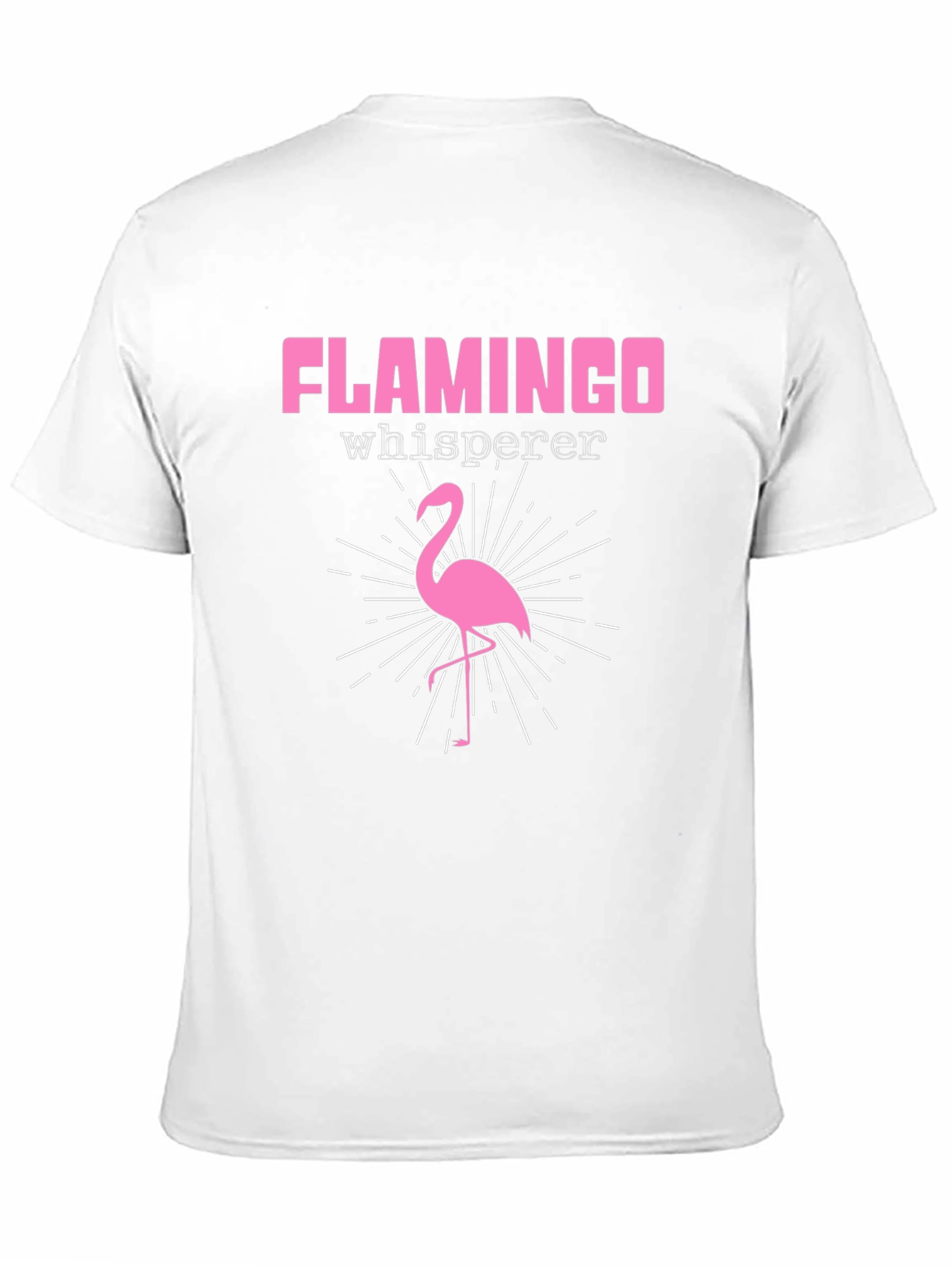 Camiseta Negra Flamingo Whisperer