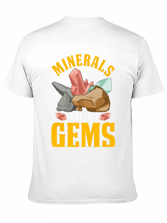 Camiseta Minerales Son Mis Gemas Negra