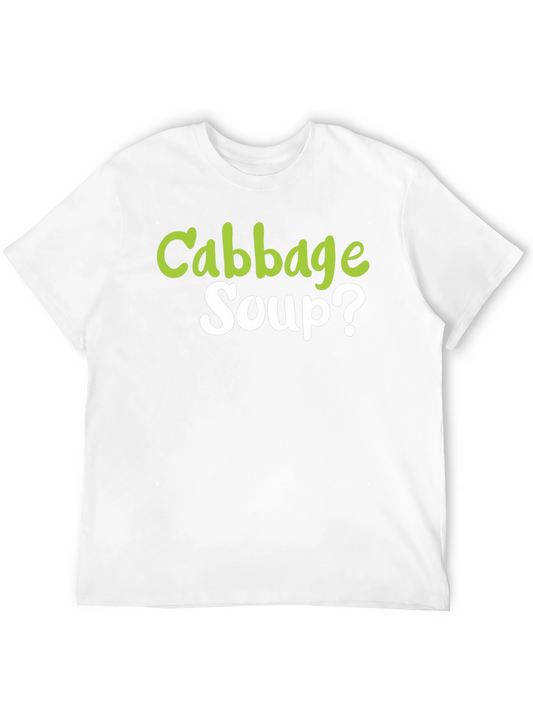 Camiseta Negra Cabbage Soup? - Diseño Divertido