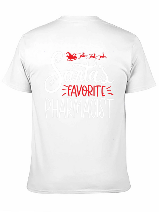Camiseta Navideña Farmacéutico Favorito de Santa