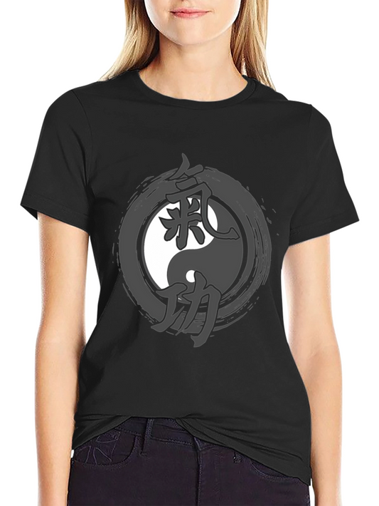 Camiseta Hombre Yin Yang con Kanji