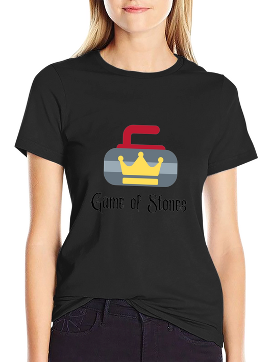 Camiseta Negra Game of Stones