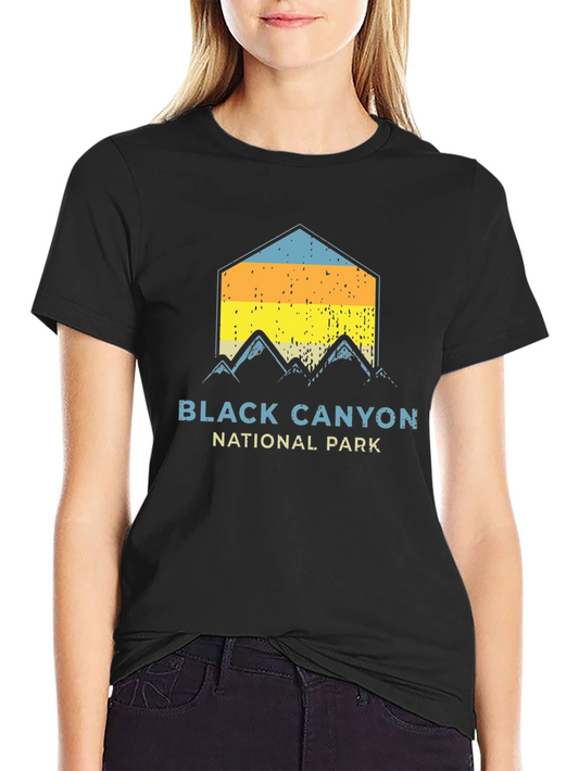 Camiseta Negra Black Canyon National Park