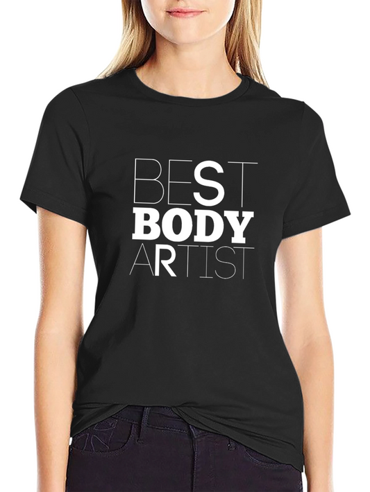 Camiseta Negra Best Body Artist para Hombre