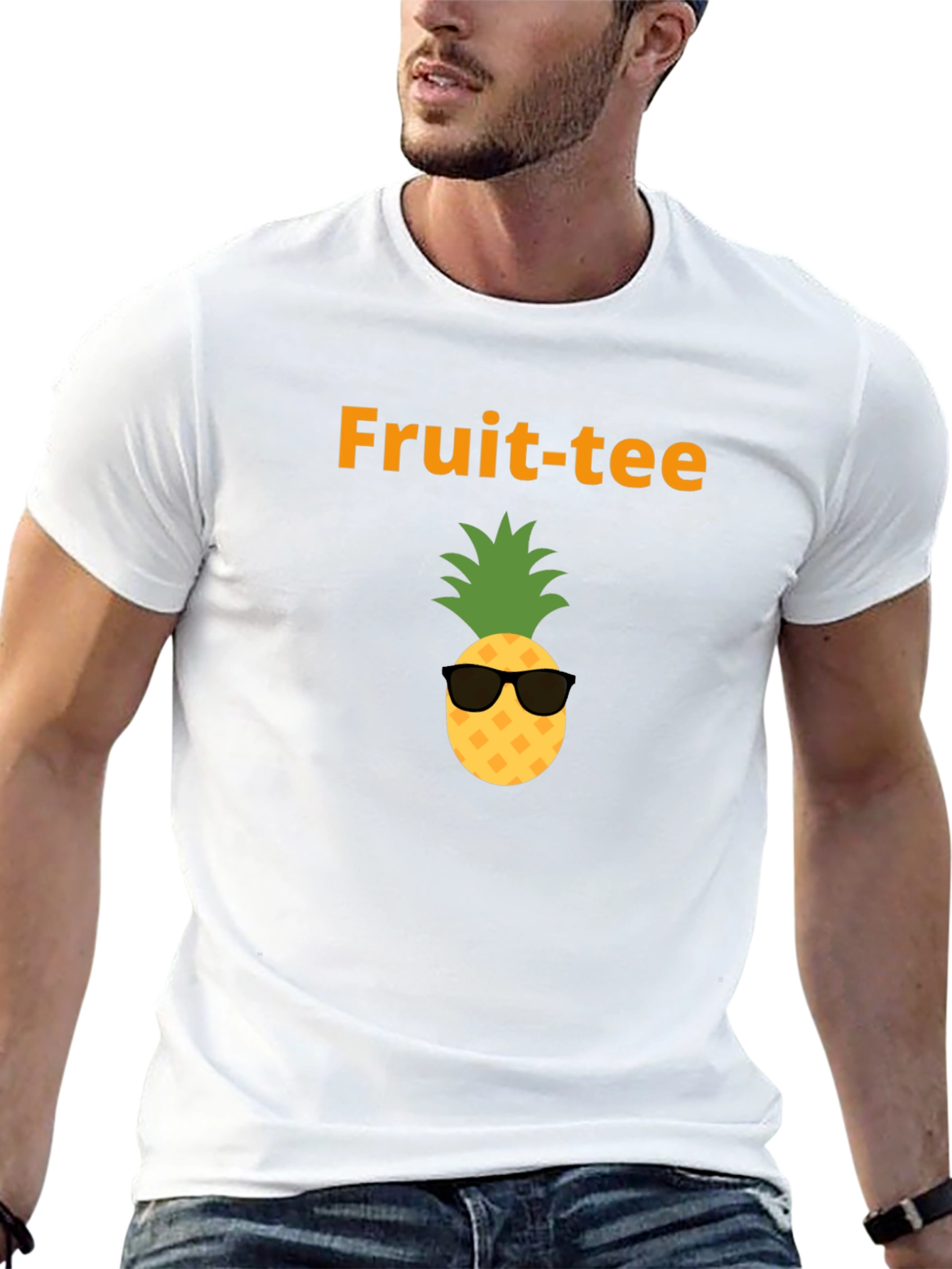 Camiseta Fruta-Tee Piña Cool para Hombre