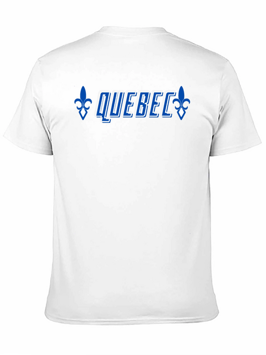 Camiseta Negra Quebec Hombre