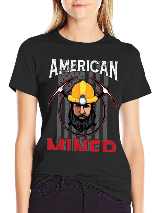 Camiseta Americana Minero - Diseño Único