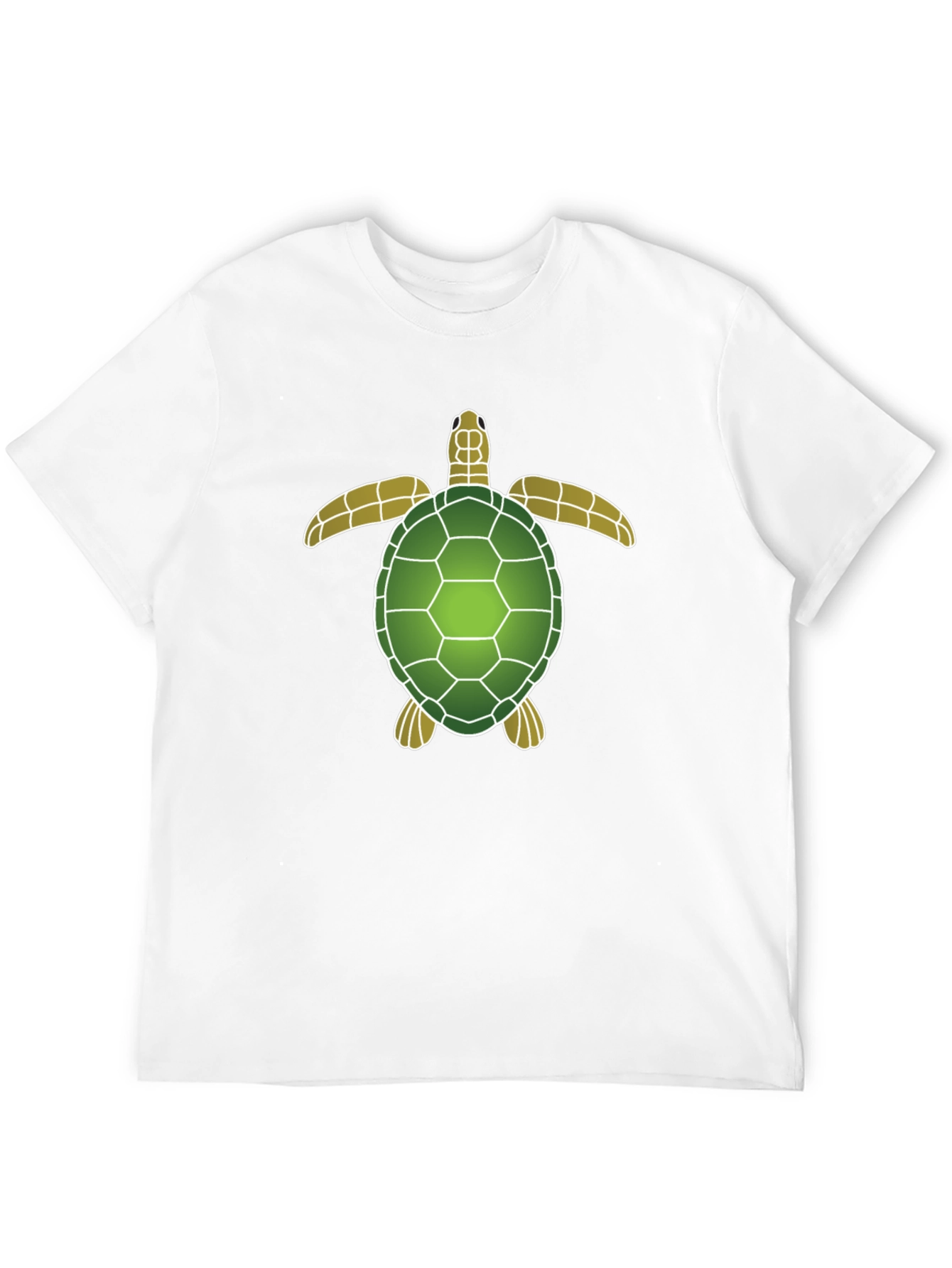 Camiseta Negra con Diseño de Tortuga Marina
