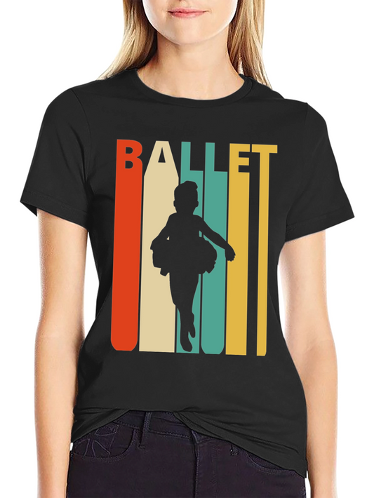 Camiseta Ballet Vintage para Amantes de la Danza