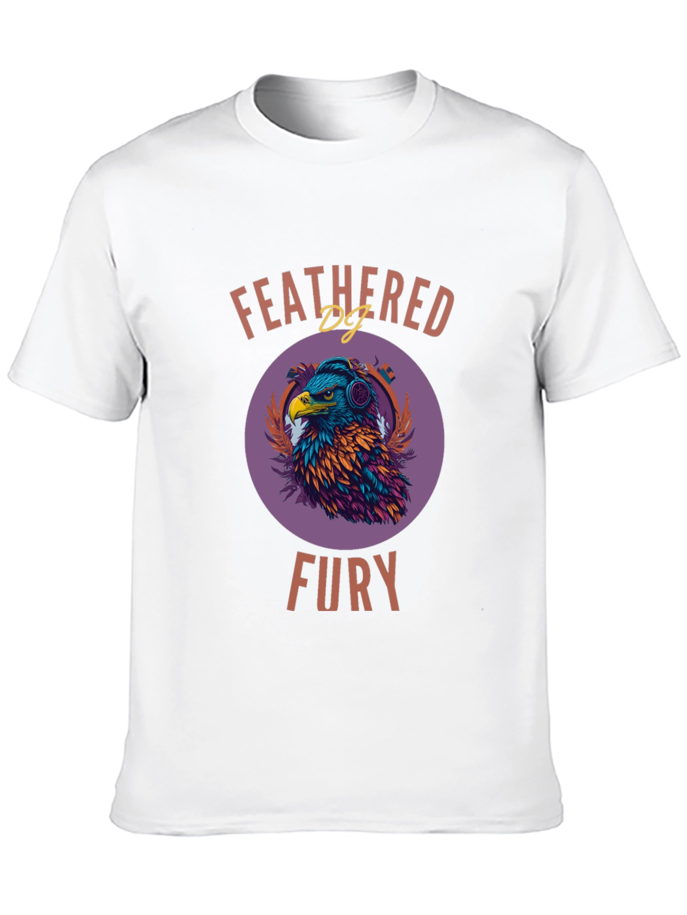 Camiseta Hombre Diseño Águila DJ - Feathered Fury