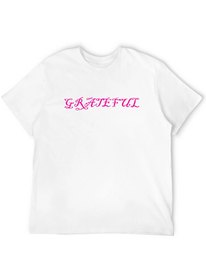 Camiseta Negra Grateful con Diseño Elegante