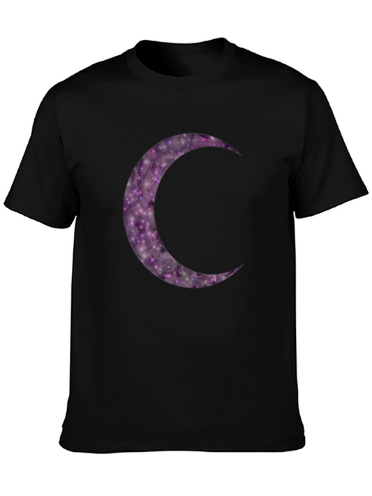 Camiseta Negra Luna Cósmica