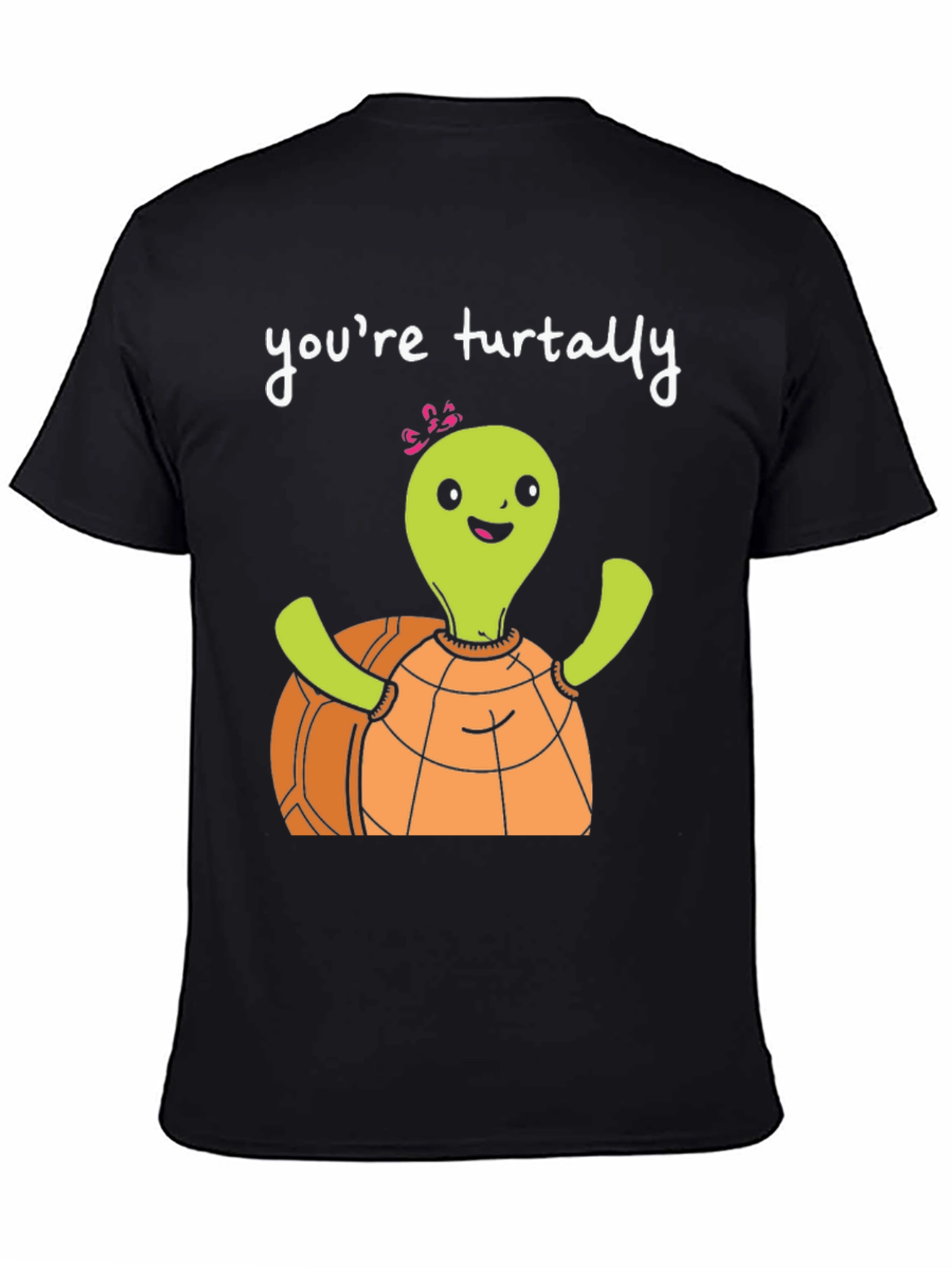 Camiseta Negra Tortuga Turtally para Hombre