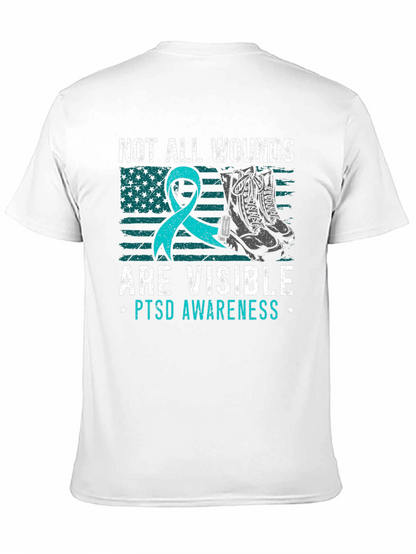 Camiseta Concientización PTSD: No Todas Las Heridas Son Visibles