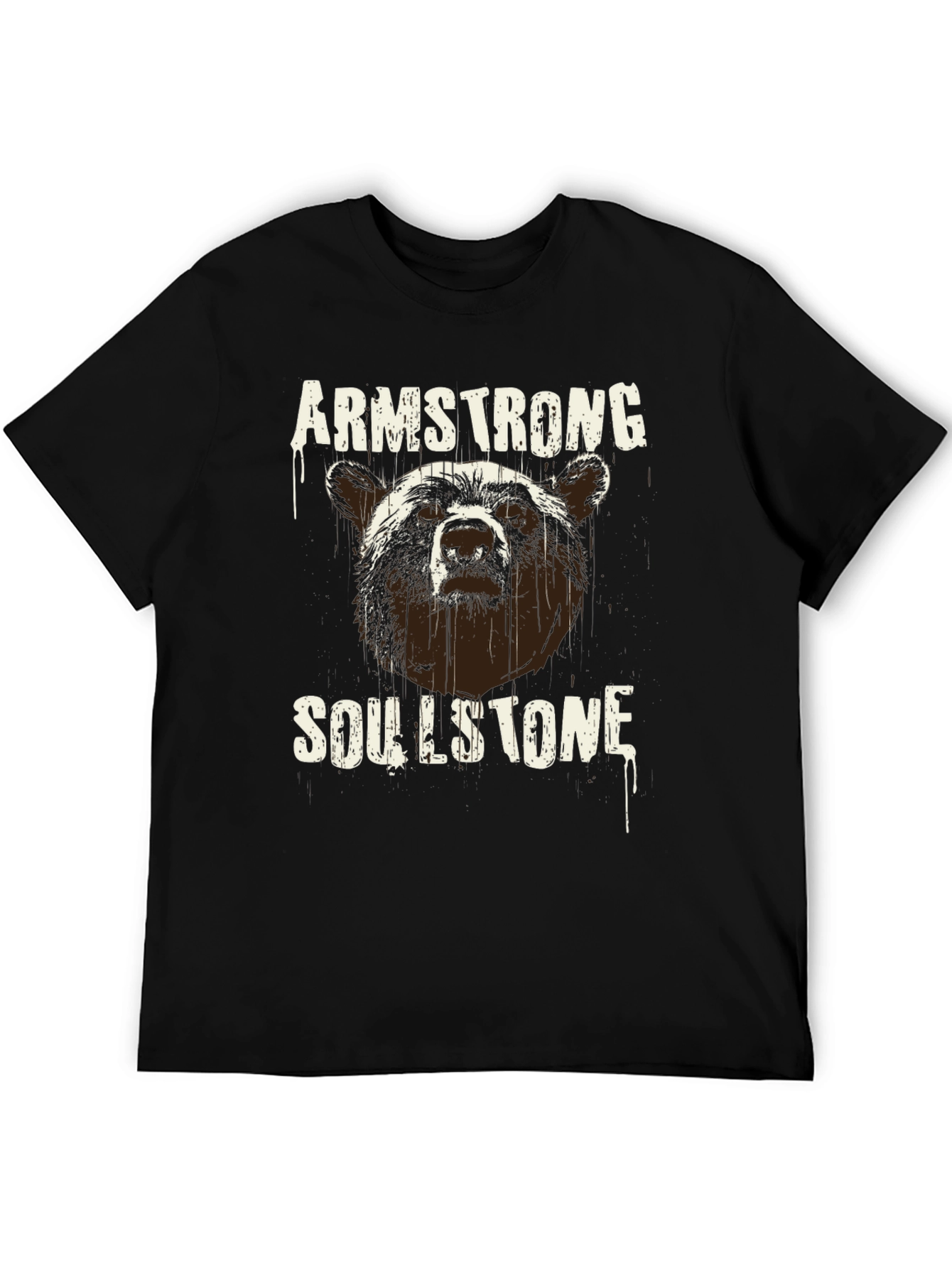 Camiseta Negra Armstrong Soullstone Oso
