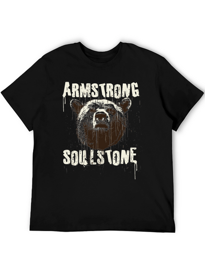 Camiseta Negra Armstrong Soullstone Oso