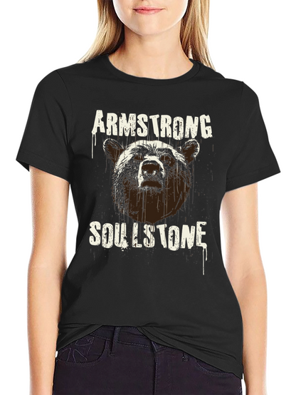 Camiseta Negra Armstrong Soullstone Oso