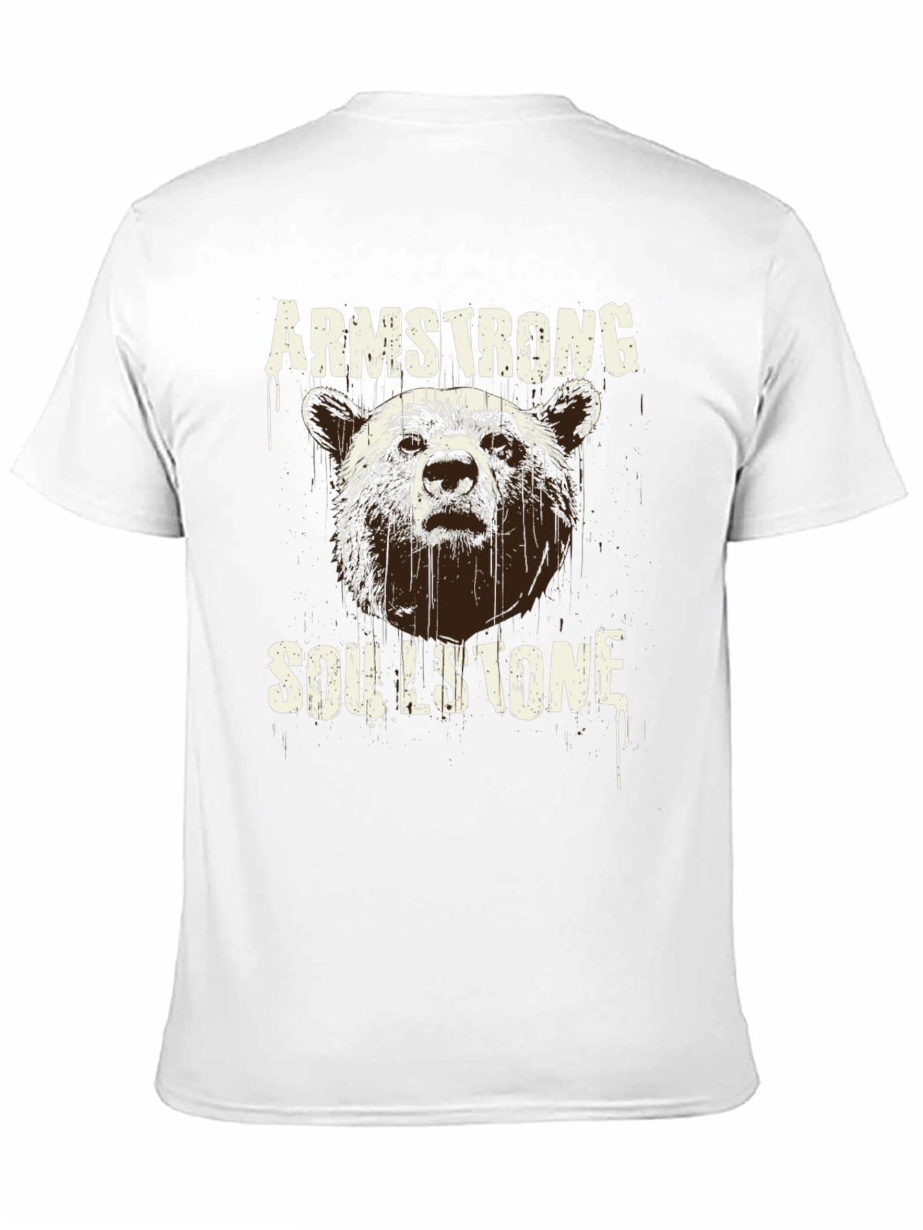 Camiseta Negra Armstrong Soullstone Oso