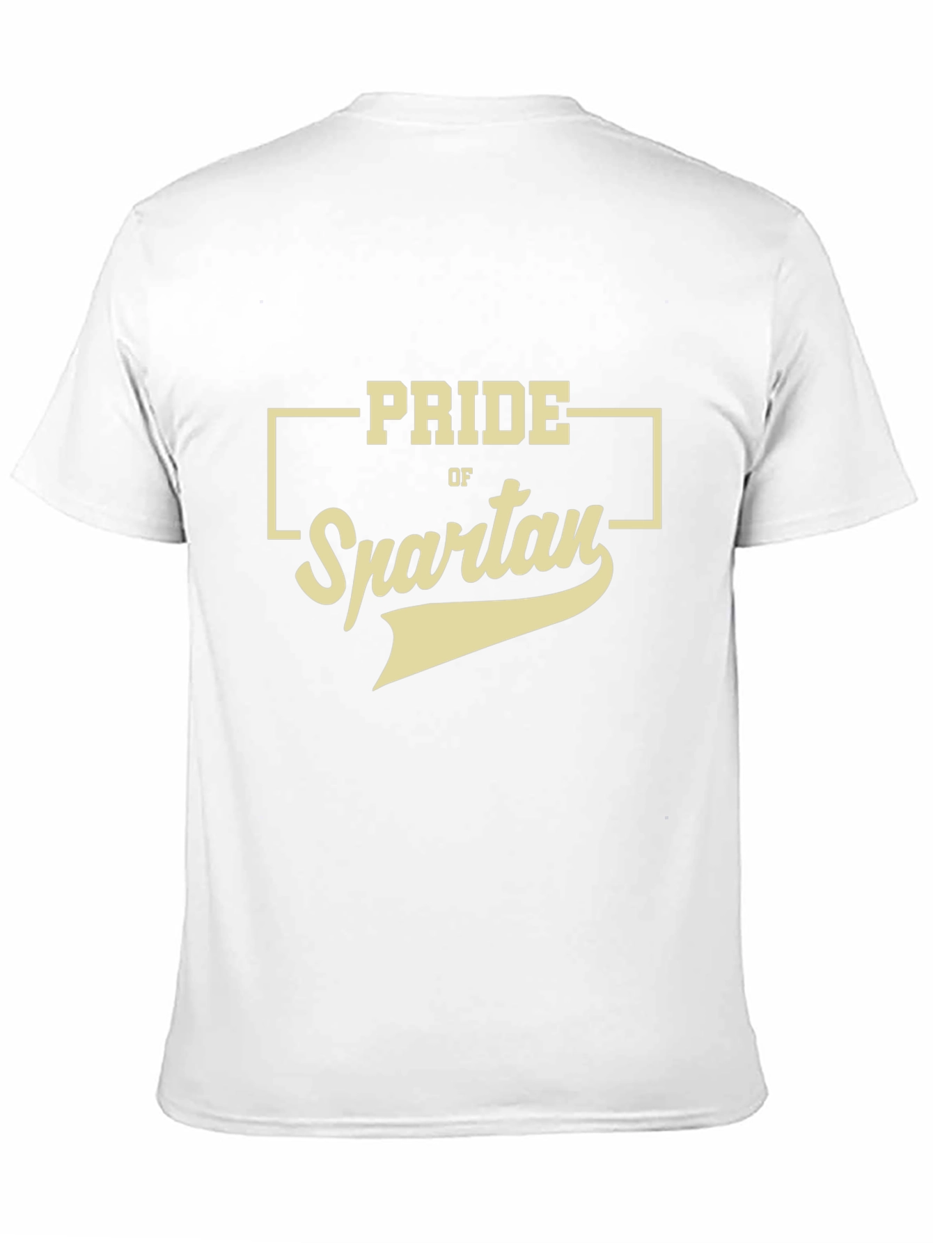Camiseta Negra Pride of Spartan Estilo Casual