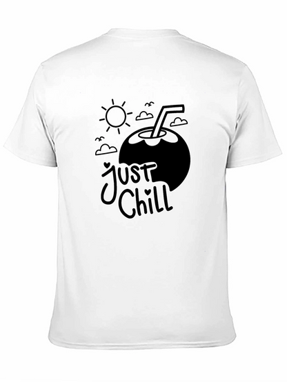 Camiseta Negra Just Chill - Vibra Verano