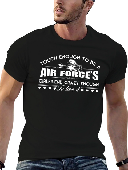 Camiseta Negra Novia de la Fuerza Aérea