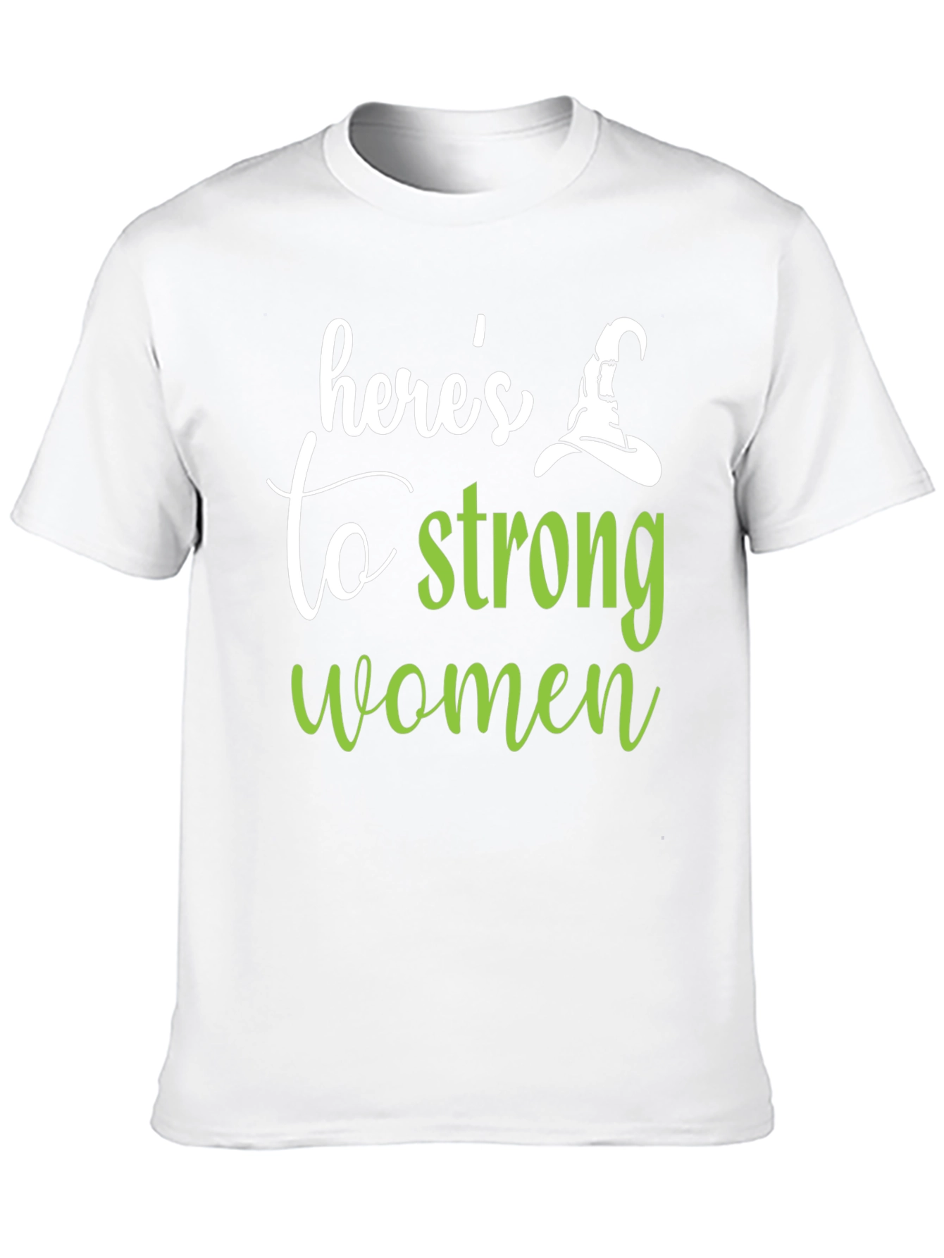 Camiseta Negra Heres to Strong Women