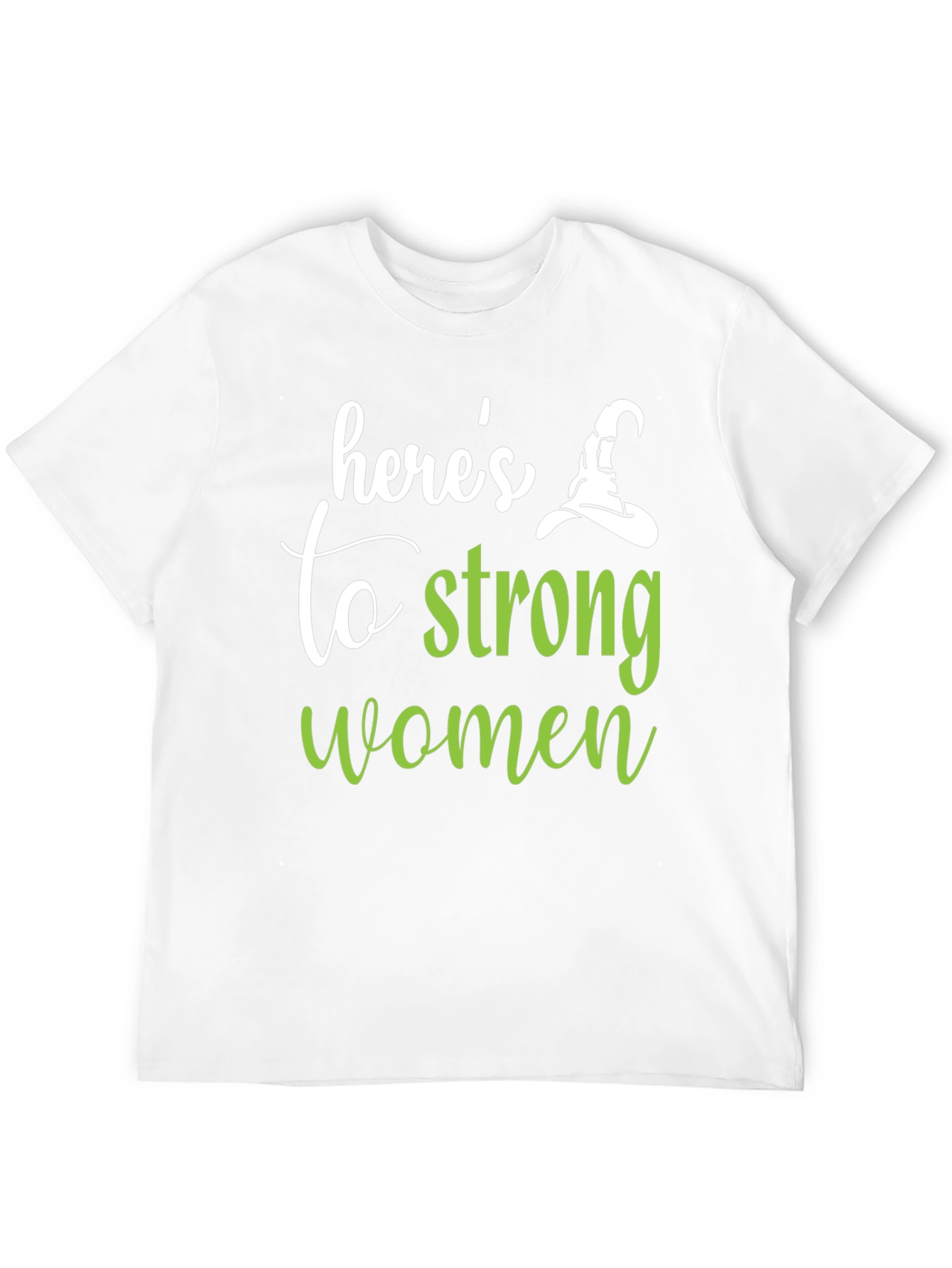 Camiseta Negra Heres to Strong Women