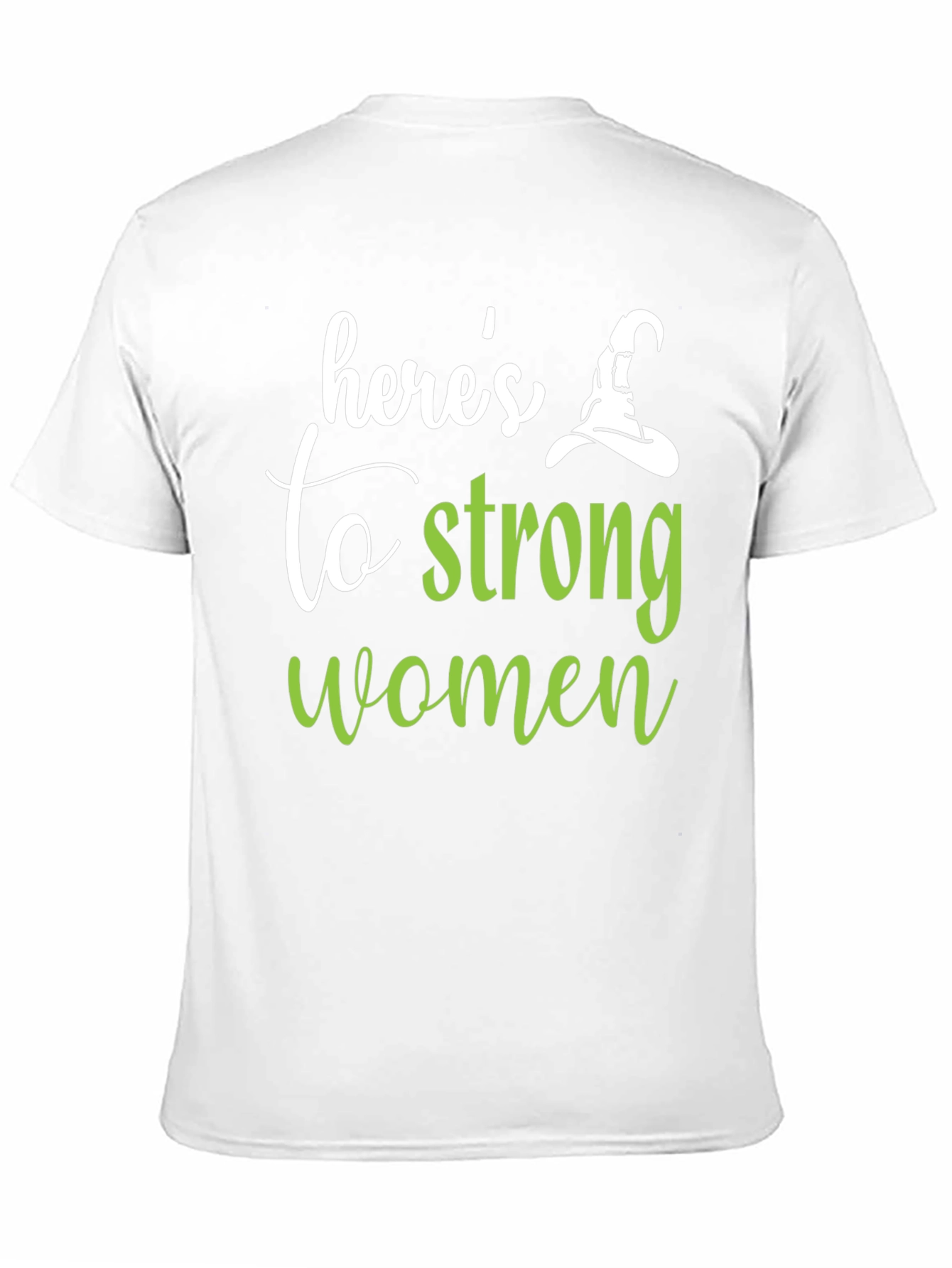 Camiseta Negra Heres to Strong Women