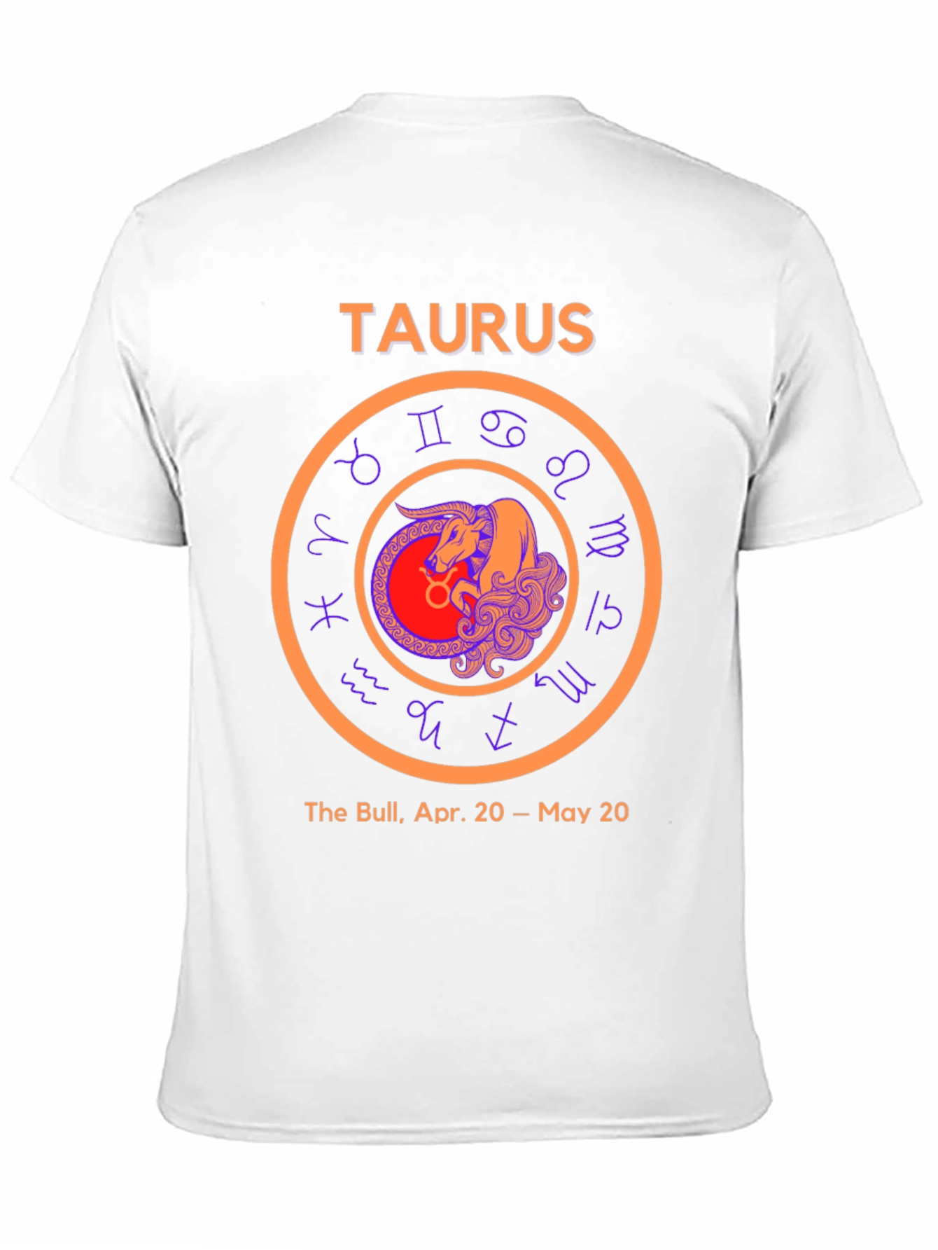 Camiseta Negra Signo Tauro Zodiaco Astrología