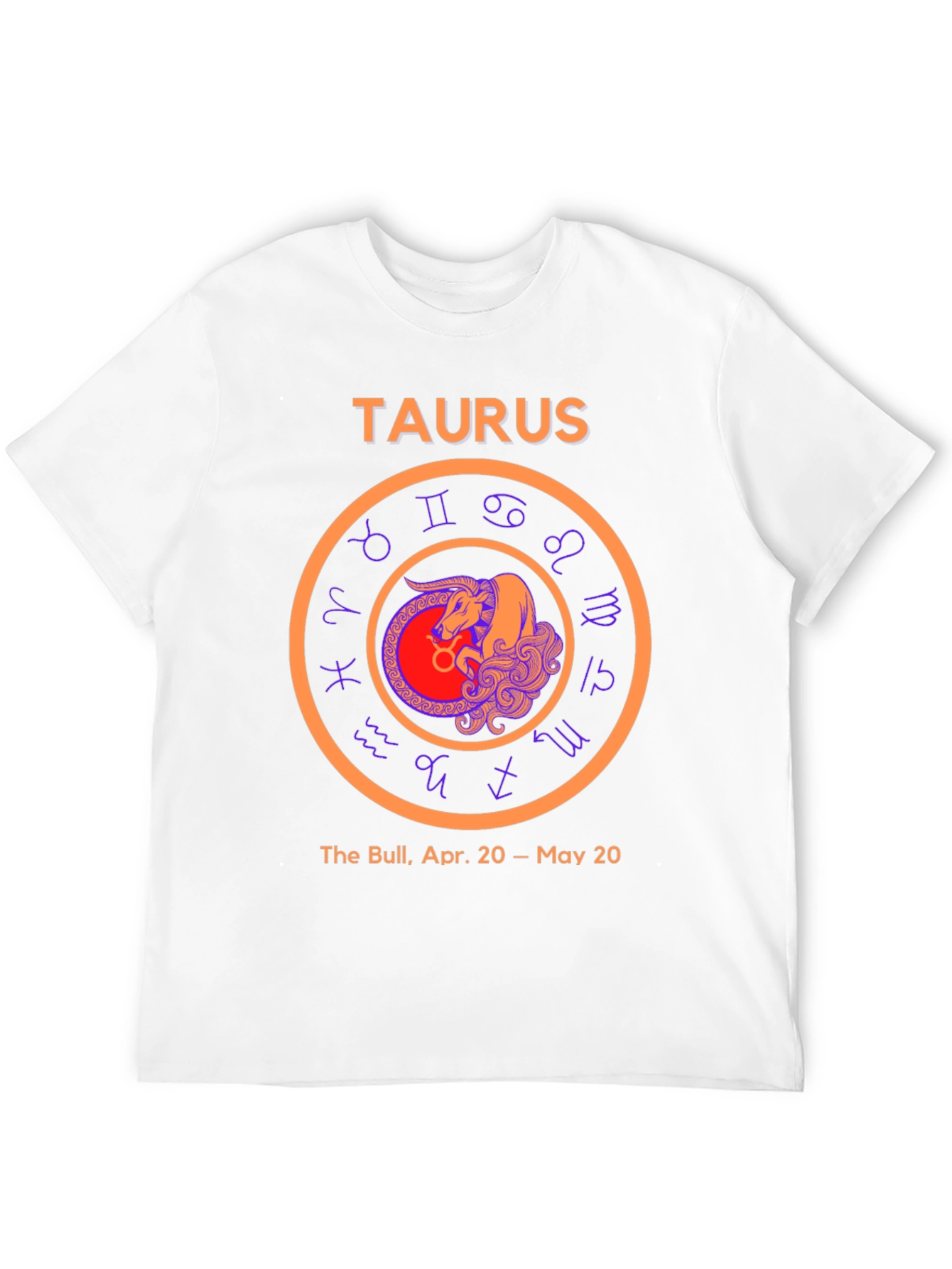 Camiseta Negra Signo Tauro Zodiaco Astrología