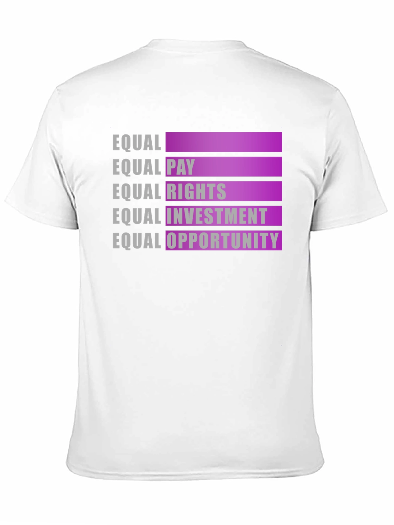 Camiseta Igualdad: Pago Derechos Inversión y Oportunidad