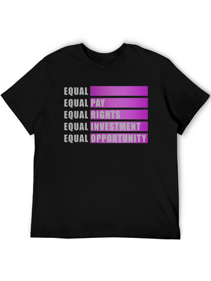 Camiseta Igualdad: Pago Derechos Inversión y Oportunidad