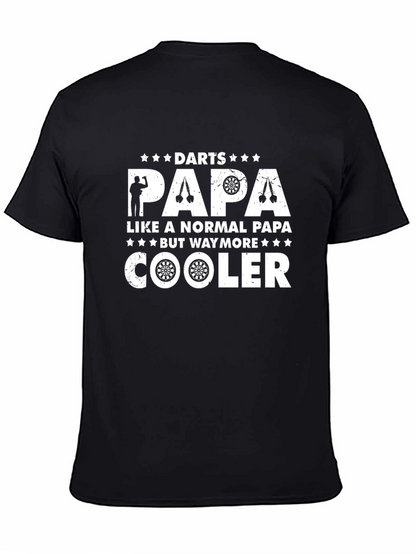Camiseta Negra: Papá de Dardos Más Genial