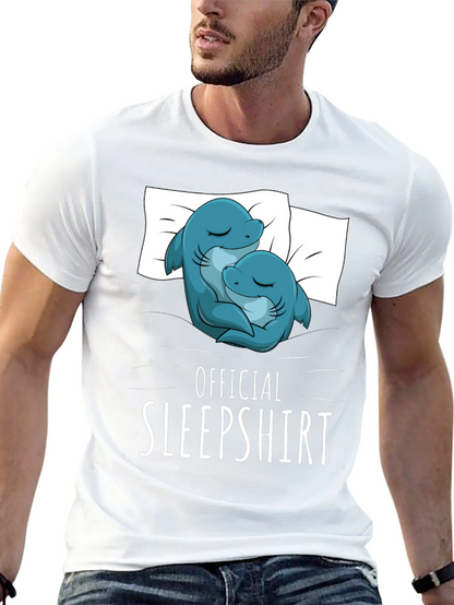 Camiseta de dormir con diseño de delfines