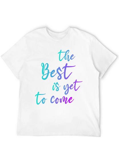 Camiseta Negra con Diseño Optimista