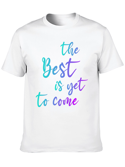 Camiseta Negra con Diseño Optimista