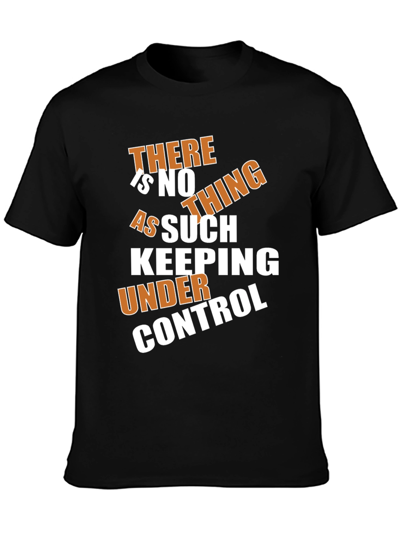 Camiseta Negra con Diseño Irónico