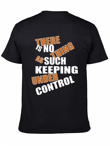 Camiseta Negra con Diseño Irónico