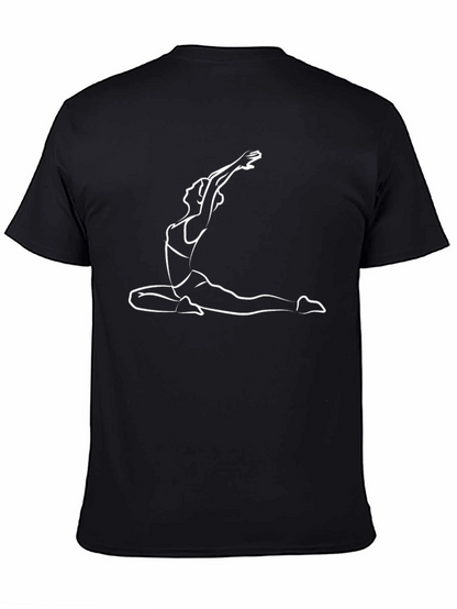 Camiseta Negra Yoga Mujer - Comodidad y Estilo