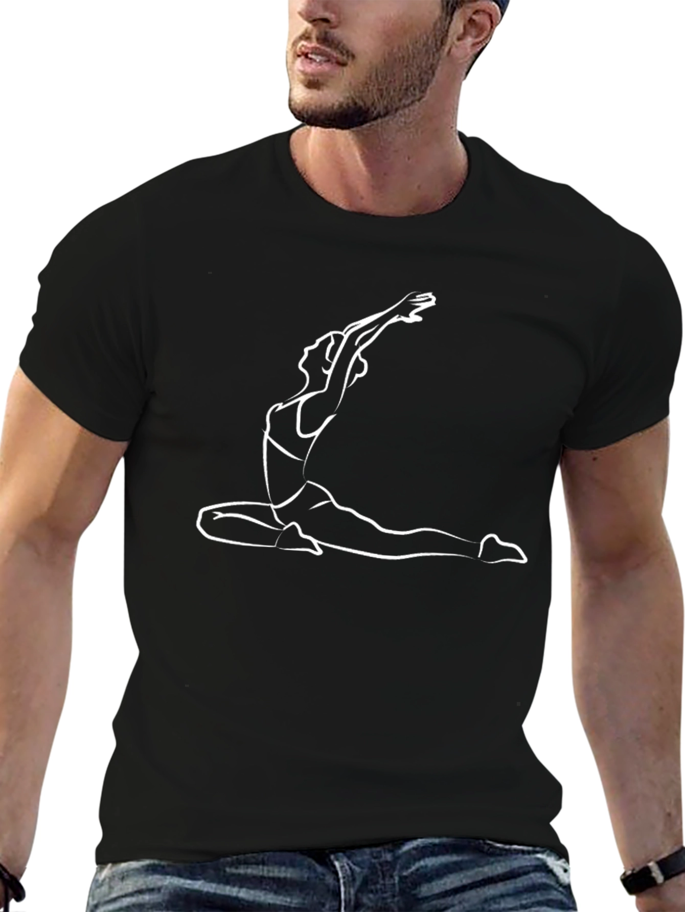 Camiseta Negra Yoga Mujer - Comodidad y Estilo