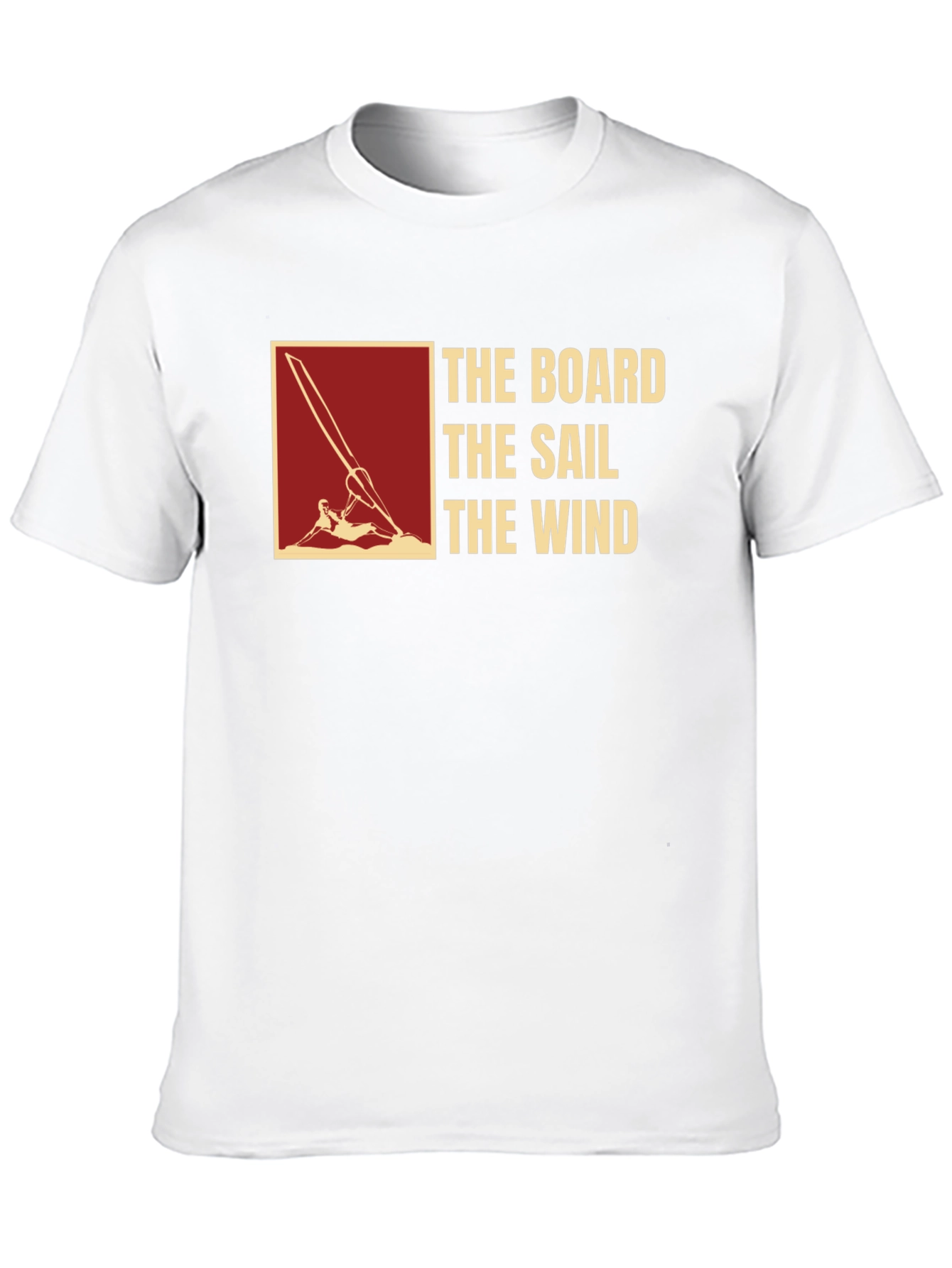 Camiseta Negra: The Board The Sail The Wind